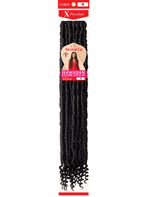 [VALUE PACK] Outre X-Pression Twisted Up HAWAIIAN CLOVER LOCS Crochet Braid 24"  10pcs