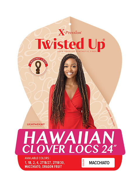[VALUE PACK] Outre X-Pression Twisted Up HAWAIIAN CLOVER LOCS Crochet Braid 24"  10pcs