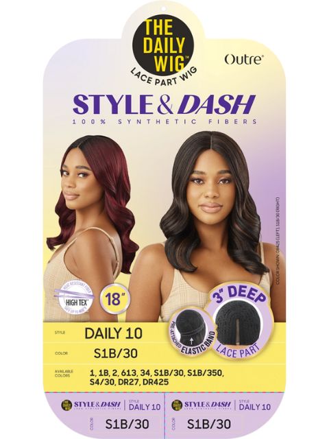 Outre Daily Style and Dash Lace Part Wig - DAILY10