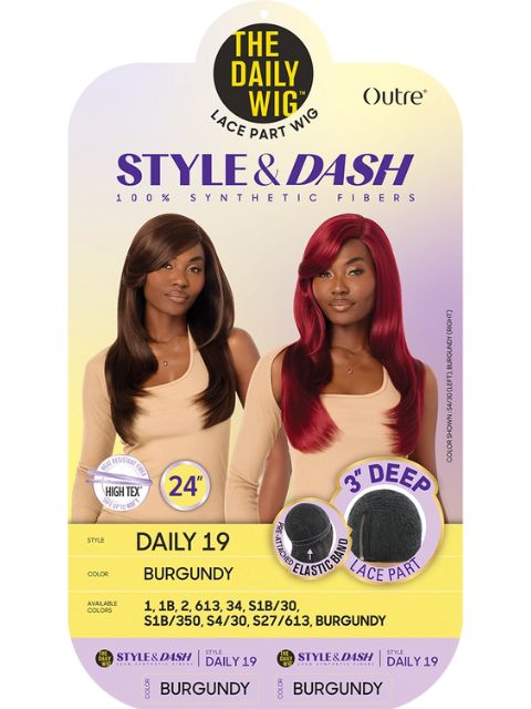 Outre Premium Daily Style and Dash DAILY19" Lace Part Wig