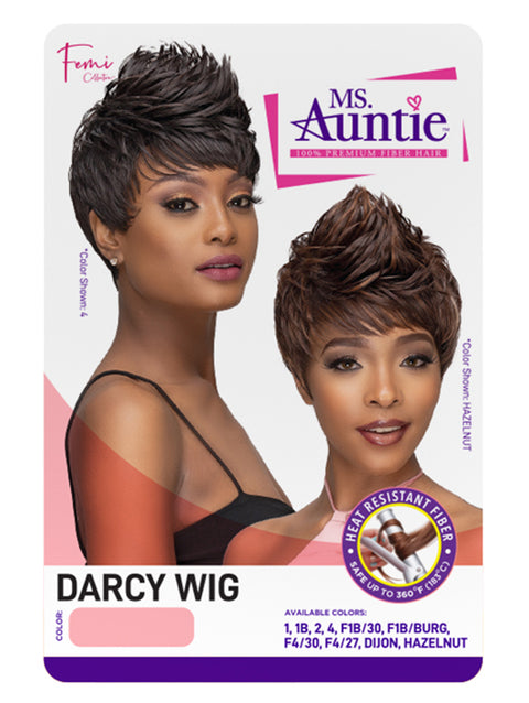 SALE! Femi Collection MS. AUNTIE 100% Premium Fiber DARCY Wig