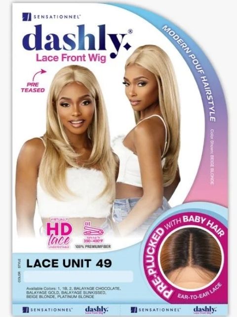 Sensationnel Dashly Lace Front Wig - DASHLY LACE UNIT 49