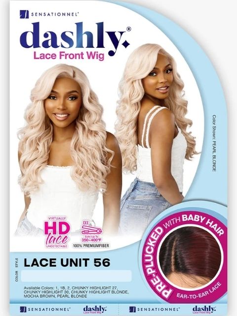 Sensationnel Dashly Lace Front Wig - DASHLY LACE UNIT 56"