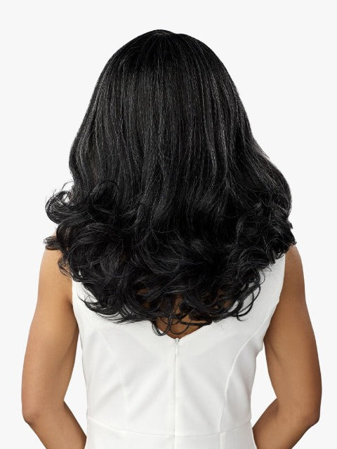 Sensationnel Dashly Deep Center Part Salt & Pepper Lace Front Wig - SP UNIT 2