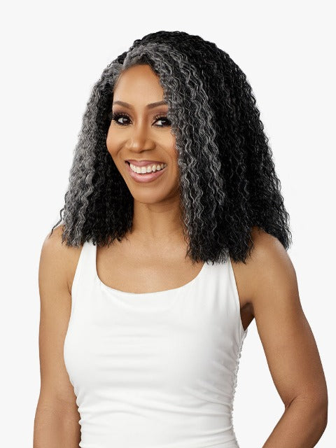 Sensationnel Dashly Deep Center Part Salt & Pepper Lace Front Wig - SP UNIT 4
