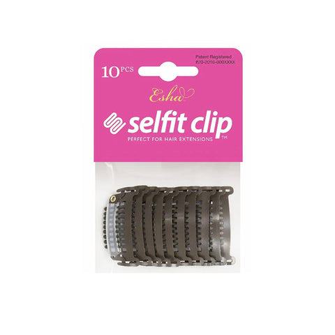 Esha Selfit Clip For Extensions with Slip-Resistant Silicone Grip