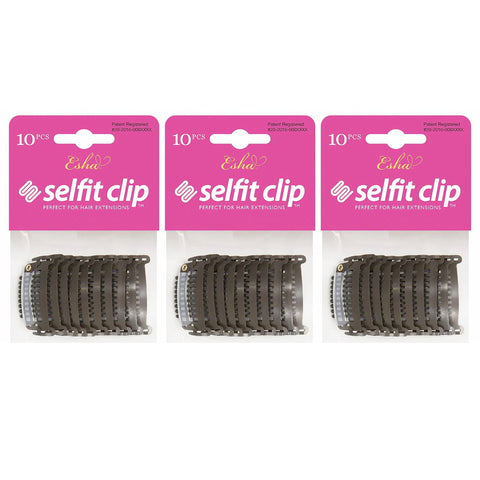Esha Selfit Clip For Extensions with Slip-Resistant Silicone Grip