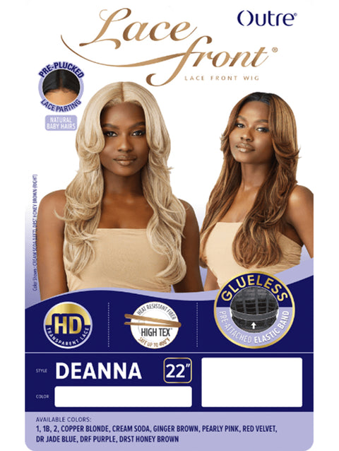 Outre HD Transparent Glueless Lace Front Wig - DEANNA