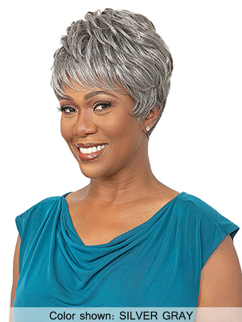 Femi Collection MS. Granny Collection 100% Premium fiber DEBBI Wig