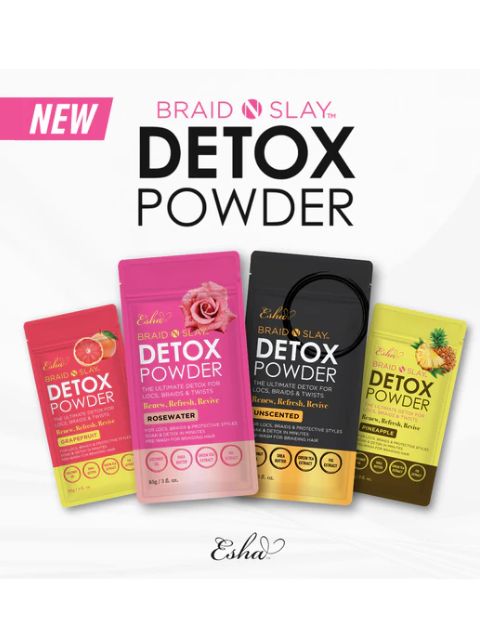 Esha Braid N Slay Detox Powder 3fl. Oz.