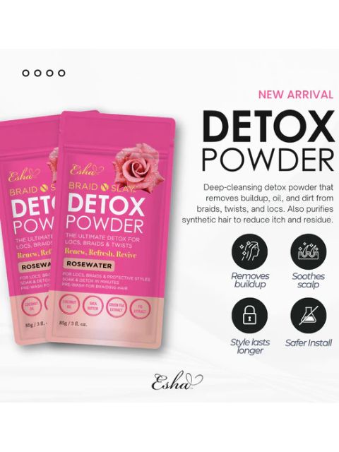 Esha Braid N Slay Detox Powder 3fl. Oz.