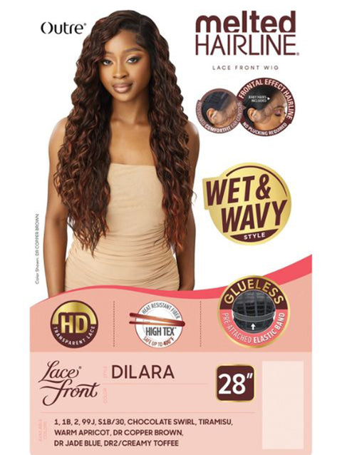 Outre Melted Hairline Wet & Wavy Premium Synthetic Glueless HD Lace Front Wig - DILARA