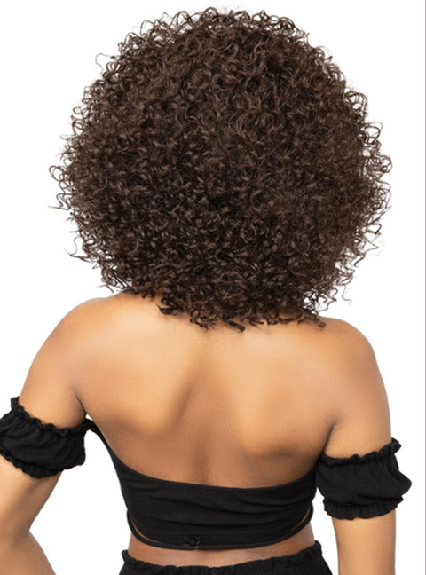 Janet Collection Remy Illusion 100% Human Hair Mix Easy N Swift Half Wig - DOHA  *SALE