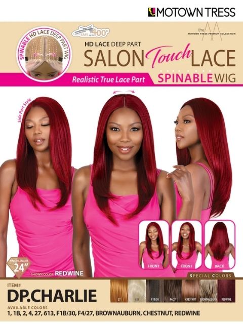 Motown Tress Salon Touch Glueless HD Lace Deep Part Lace Wig - DP.CHARLIE