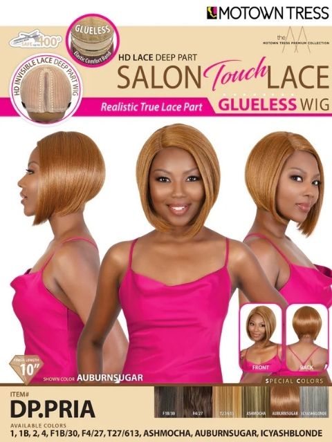 Motown Tress Salon Touch Glueless HD Lace Deep Part DP.PRIA Lace Wig