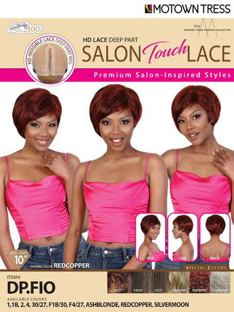 Motown Tress Salon Touch Glueless HD Lace Deep Part Lace Wig - DP.FIO