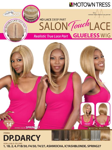 Motown Tress Salon Touch Glueless HD Lace Deep Part DP.DARCY Lace Wig