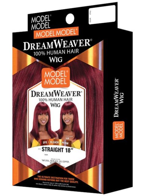 Model Model DreamWeaver 100% Human Hair- STRAIGHT 18"