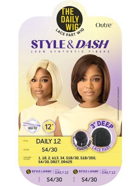 Outre Daily Style and Dash Lace Part Wig - DAILY12