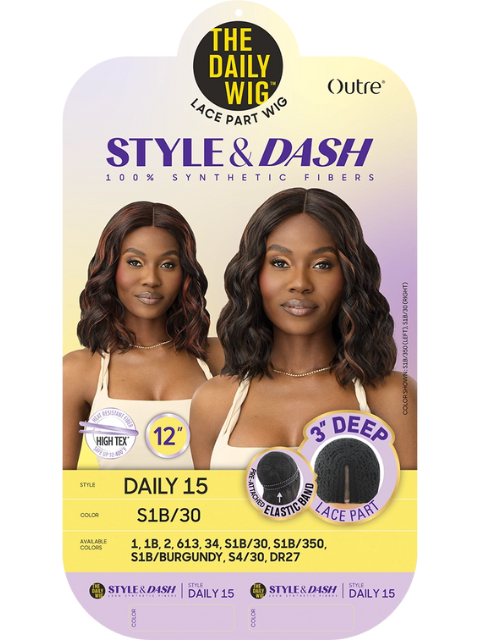Outre Daily Style and Dash Lace Part Wig - DAILY15