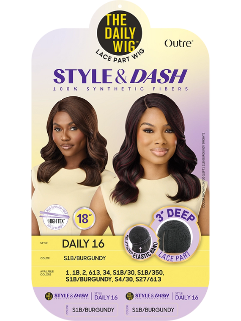 Outre Daily Style and Dash DAILY 15  Lace Part Wig