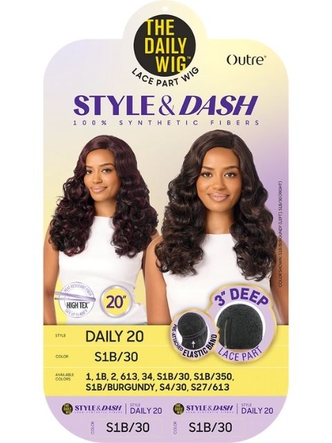 Outre Premium Daily Style and Dash Lace Part Wig DAILY20"