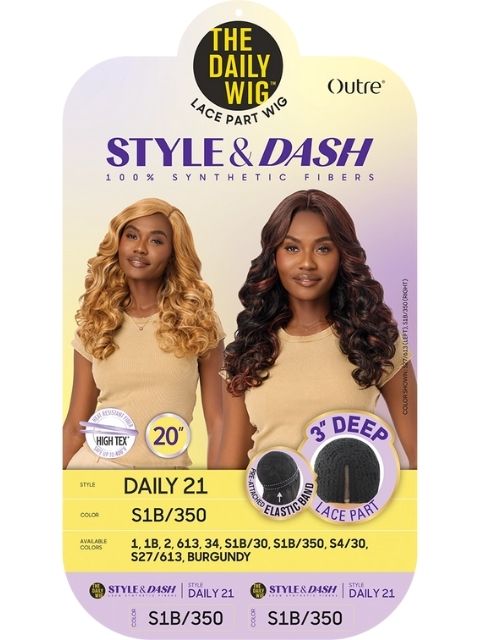 Outre Premium Daily Style and Dash Lace Part Wig  DAILY21"