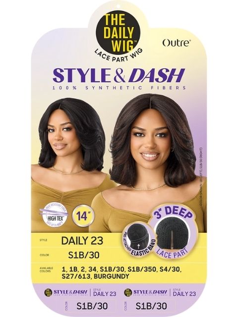 Outre Premium Daily Style and Dash DAILY 23" Lace Part Wig