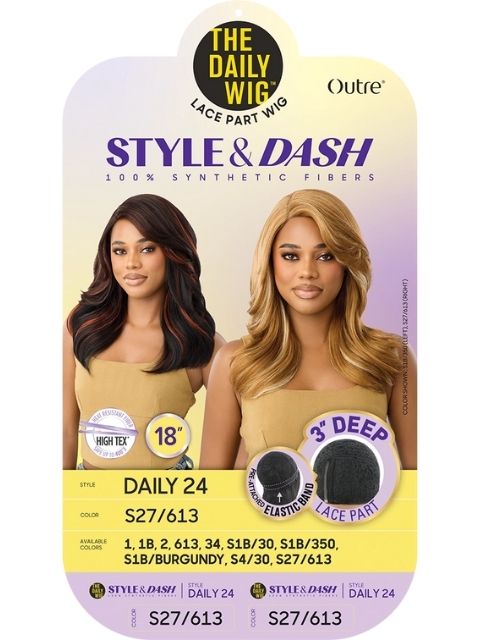 Outre Premium Daily Style and Dash DAILY 24" Lace Part Wig