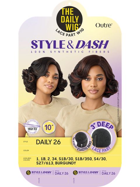 Outre Premium Daily Style and Dash DAILY26" Lace Part Wig