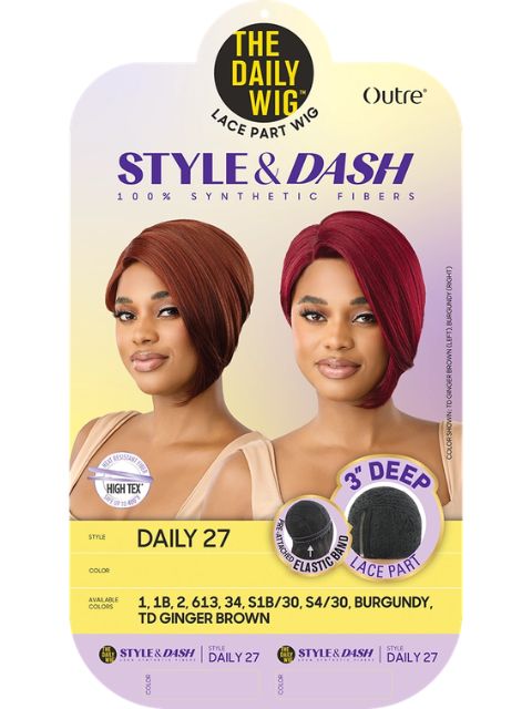 Outre Premium Daily Style and Dash DAILY27" Lace Part Wig