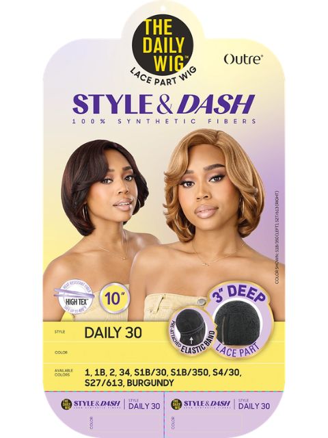 Outre Premium Daily Style and Dash Lace Part DAILY30" Wig