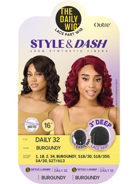 Outre Premium Daily Style and Dash DAILY32" Lace Part Wig