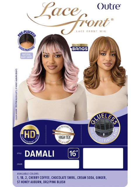 Outre HD Transparent Glueless DAMALI" Lace Front Wig