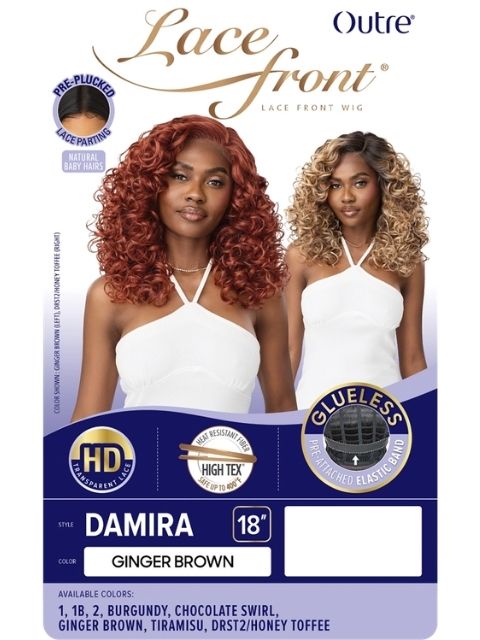 Outre HD Transparent Glueless DAMIRA" Lace Front Wig