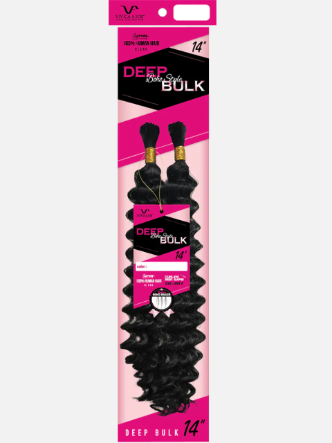 Vivica A Fox 100% Human Hair Blend DEEP BULK"