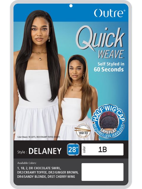 Outre Quick Weave DELANEY" Half Wig