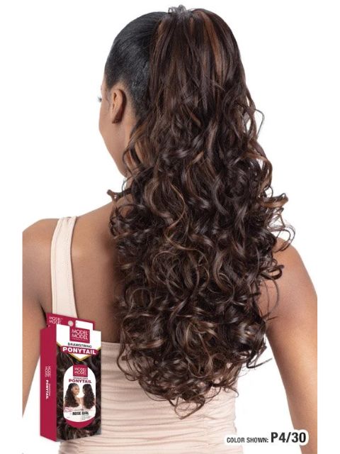 Model Model Drawstring ROSE GIRL" Ponytail