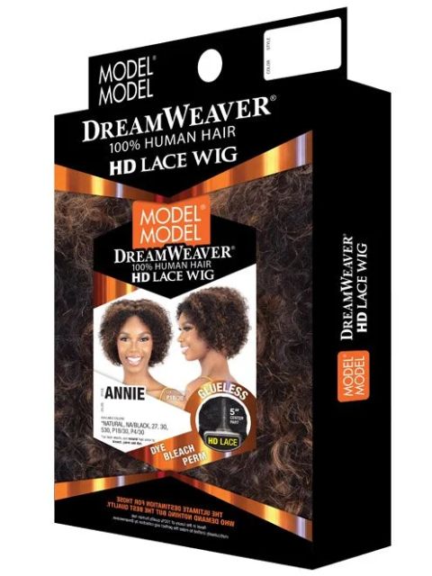 Model Model DreamWeaver 100% Human Hair ANNIE" Wig