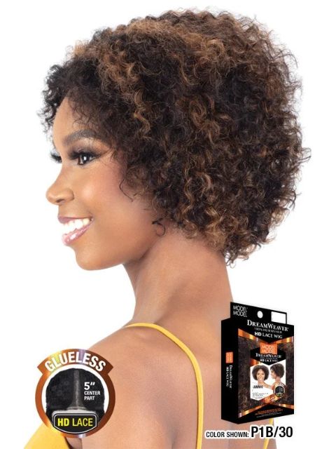Model Model DreamWeaver 100% Human Hair ANNIE" Wig