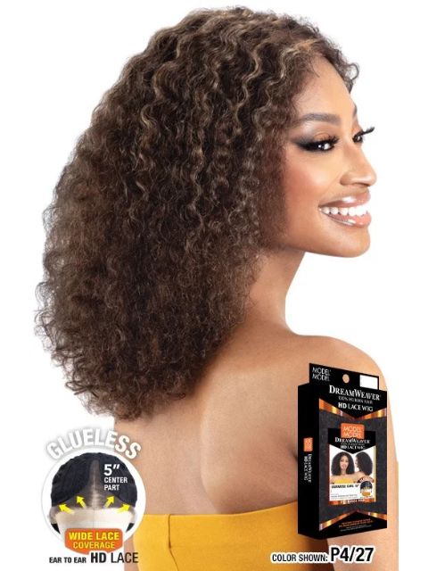 Model Model DreamWeaver 100% Human Hair HD Lace Wig- BURMESE CURL 18"