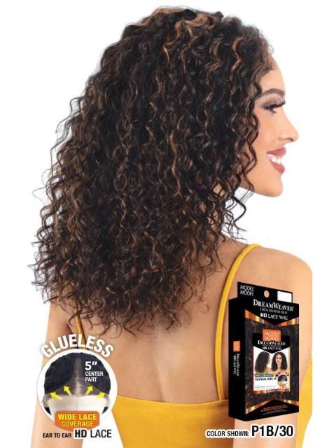 Model Model DreamWeaver 100% Human Hair HD Lace Wig- TROPICAL CURL 18"