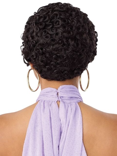 Outre Premium Duby Dazzle 100% Human Hair 13x4 HH-PIN CURL PIXIE" Lace Front Wig