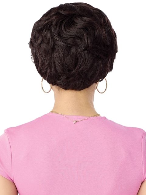 Outre Premium Duby Dazzle 100% Human Hair 13x4 HH-SOFT WAVE PIXIE" Lace Front Wig