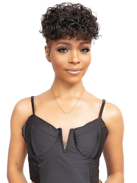 Femi Collection 100% Human Hair DEEP CURL Edge Topper