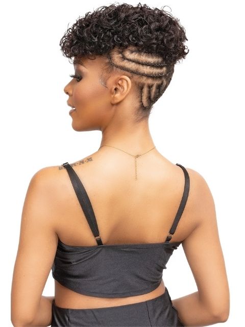 Femi Collection 100% Human Hair DEEP CURL Edge Topper