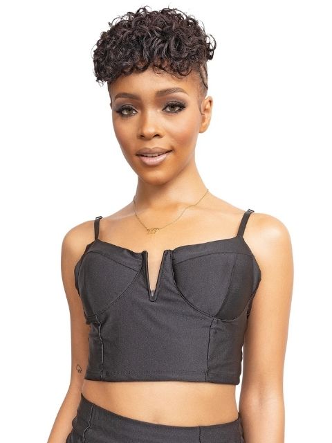 Femi Collection 100% Human Hair OPRAH CURL  Edge Topper
