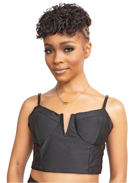 Femi Collection 100% Human Hair OPRAH CURL  Edge Topper
