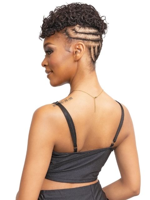 Femi Collection 100% Human Hair OPRAH CURL  Edge Topper