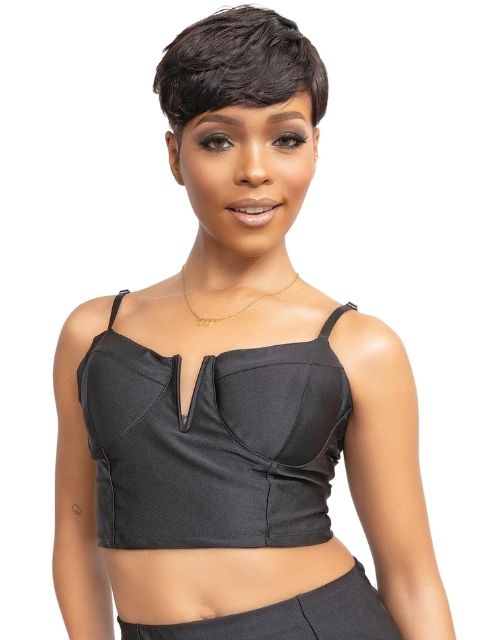 Femi Collection 100% Human Hair Edge Topper STRAIGHT"